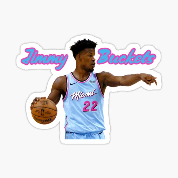 "Jimmy Buckets classic" Sticker by helgesoncpalko Redbubble