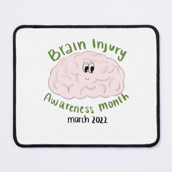 Item preview, Brain injury awareness month designed and sold by CabinThreadCo.