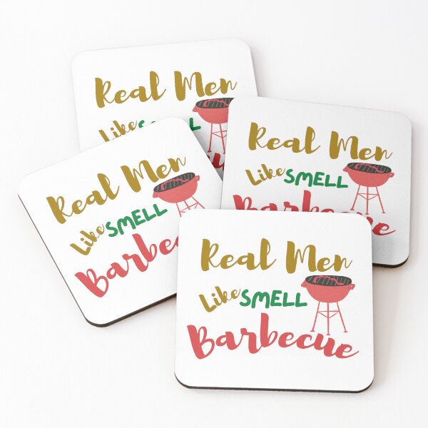 Item preview, Real Men Smell Like Barbeque Art Designs designed and sold by Manilyn0907.