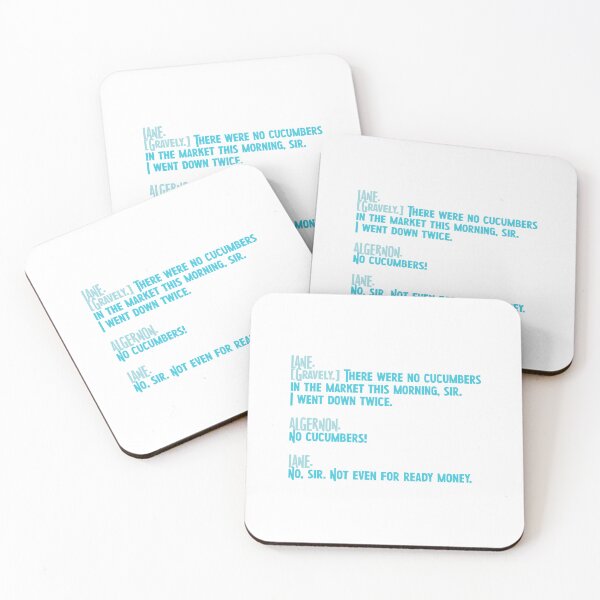 Item preview, The Importance of Being Earnest: Cucumbers designed and sold by rissidesigns.