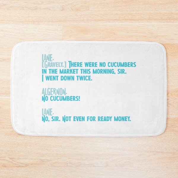 Item preview, The Importance of Being Earnest: Cucumbers designed and sold by rissidesigns.