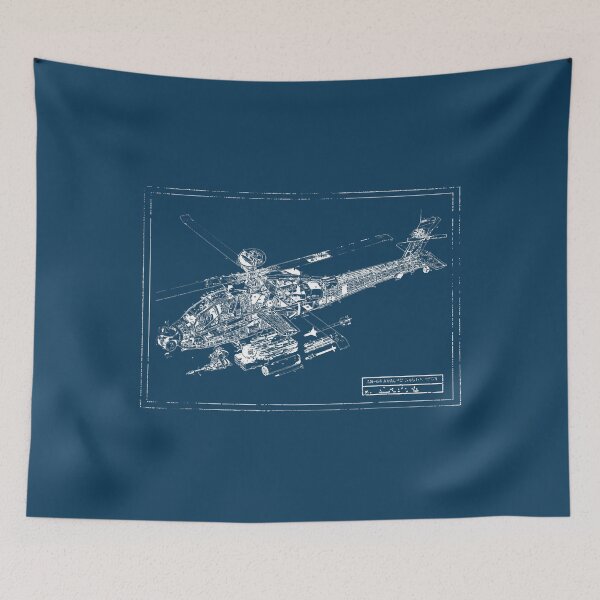 Item preview, AH-64 Apache Helicopter Blueprint designed and sold by StephanElsarawy.