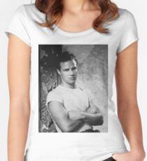 Marlon Brando in Streetcar Named Desire Women's Fitted Scoop T-Shirt