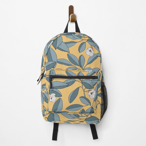 Item preview, Mandarin Orange Tree Flower Pattern in Lush Green and Golden Yellow designed and sold by Gwen Tan.