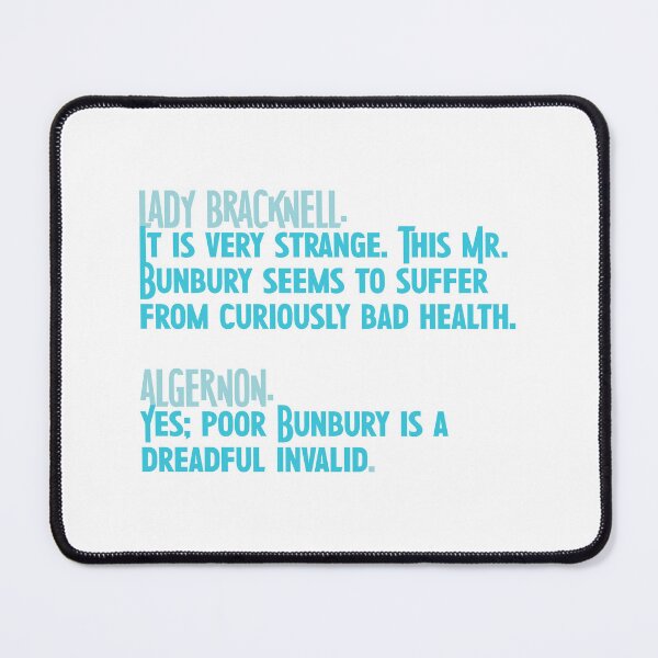 Item preview, The Importance of Being Earnest: Bunbury designed and sold by rissidesigns.