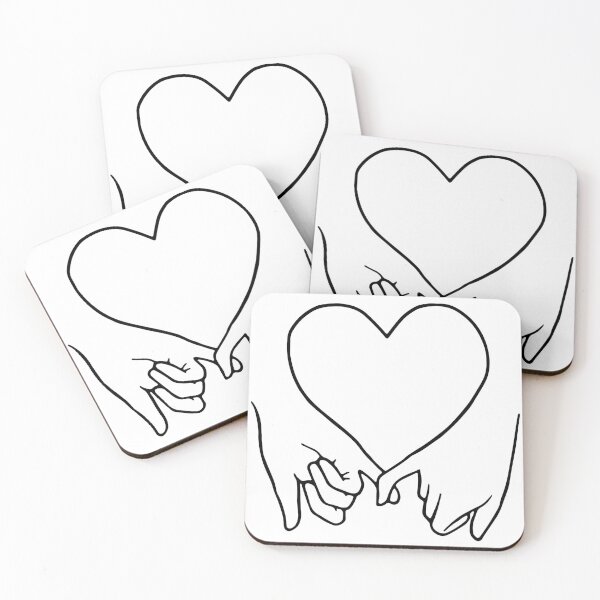 Item preview, Pinky Swear Heart Love designed and sold by CoupleLove.