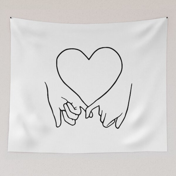 Item preview, Pinky Swear Heart Love designed and sold by CoupleLove.