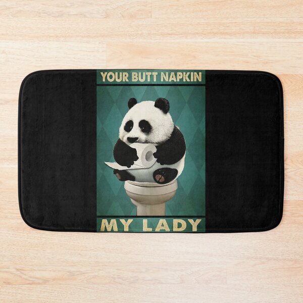 Item preview, Your butt napkin my lady panda lover designed and sold by KravecUziel.