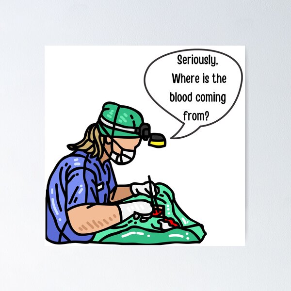 Item preview, Seriously, Where is the blood coming from? designed and sold by introVETed.