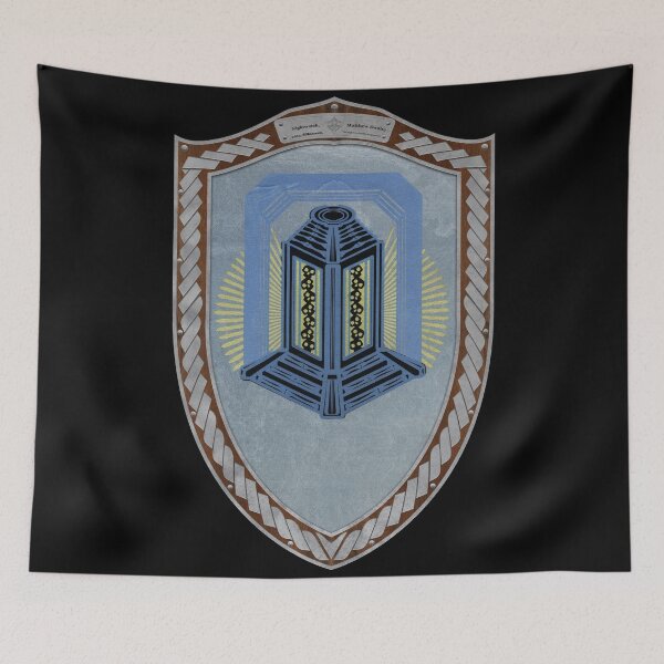 Item preview, Nightwatch (Shield silver Celtic Rope on wood) designed and sold by Swabcraft.