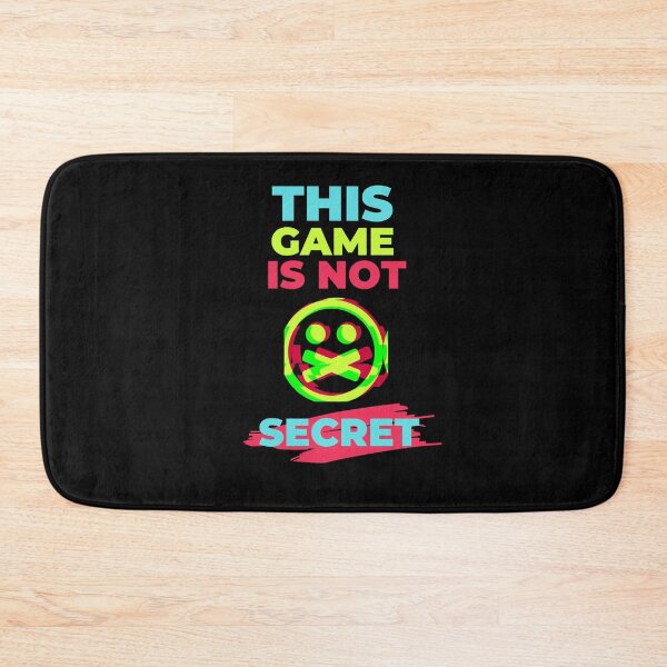 Item preview, this game is not secret | not secrets games | this game is no secret anymore designed and sold by wear4gamers.