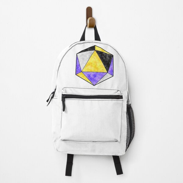 Item preview, Nonbinary D20 Dice designed and sold by JustAddCaffeine.