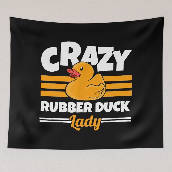 Item preview, Crazy Rubber Duck Lady designed and sold by vincentalan.