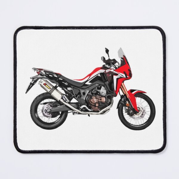 Item preview, Adventure Motorcycle Bike Custom Vector Artwork Red & Black designed and sold by BikeVectors1.