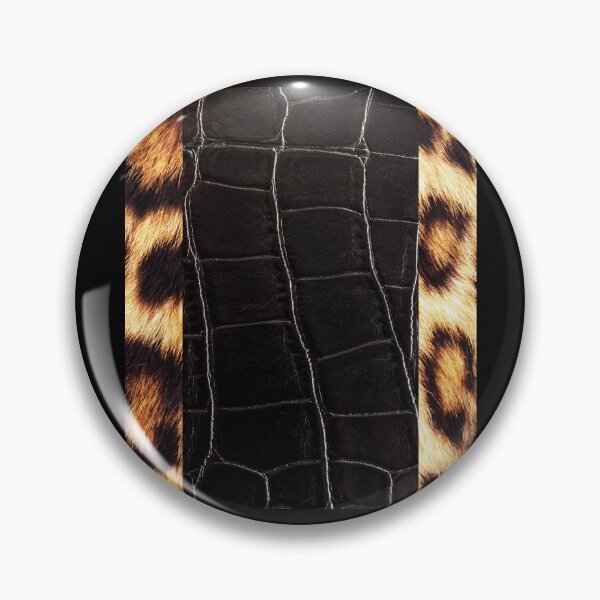 Item preview, Black Leather & Leopard Skin Fashion Texture Photo Design designed and sold by EarthArtDesigns.