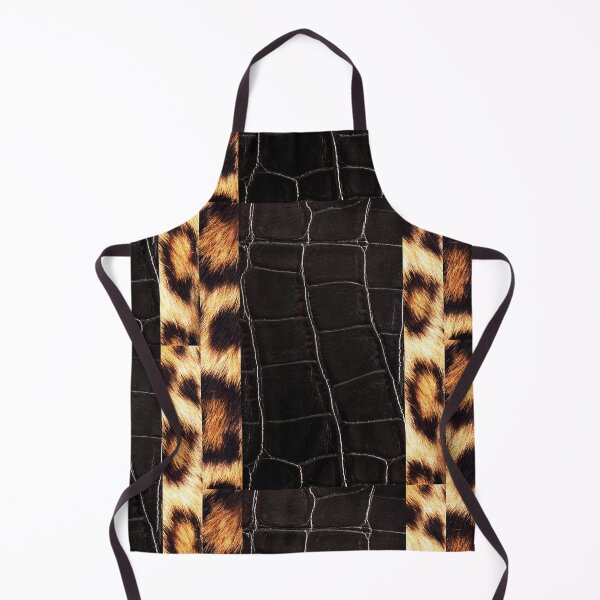 Item preview, Black Leather & Leopard Skin Fashion Texture Photo Design designed and sold by EarthArtDesigns.
