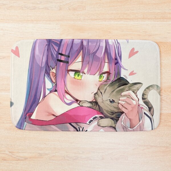 Item preview, Towa's hugging with a little kitten  designed and sold by AszaAri.