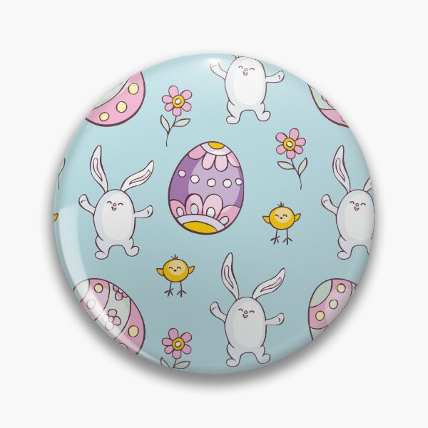 Item preview, Colorful Easter Egg Cute Bunny Rabbit Pattern designed and sold by ILLYL Creatives.