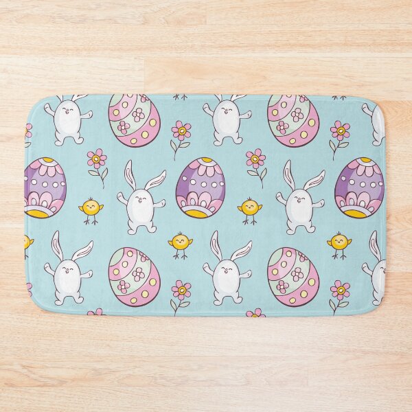 Item preview, Colorful Easter Egg Cute Bunny Rabbit Pattern designed and sold by ILLYL Creatives.