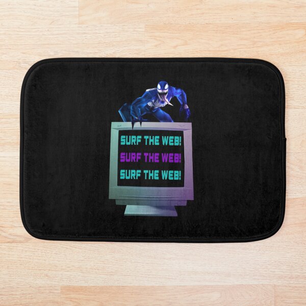 Item preview, SURF THE WEB! Venom Spider-Man PS1 Retro designed and sold by Anganoff.