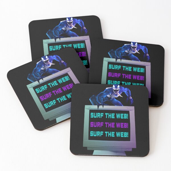 Item preview, SURF THE WEB! Venom Spider-Man PS1 Retro designed and sold by Anganoff.