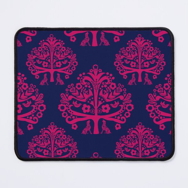 Item preview, Hounds and Birds on blue designed and sold by Urbaun.