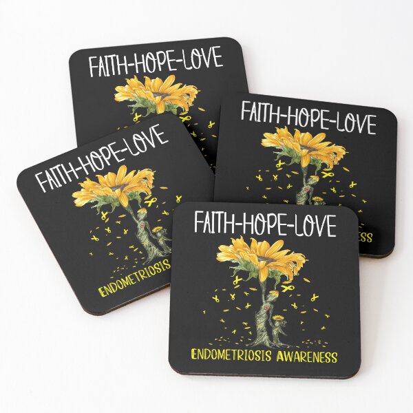Item preview, Endometriosis Awareness - Sunflower Faith Hope Love designed and sold by Hilten.