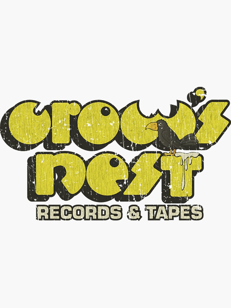 "Crow’s Nest Records & Tapes 1978" Sticker for Sale by LooXiFer51