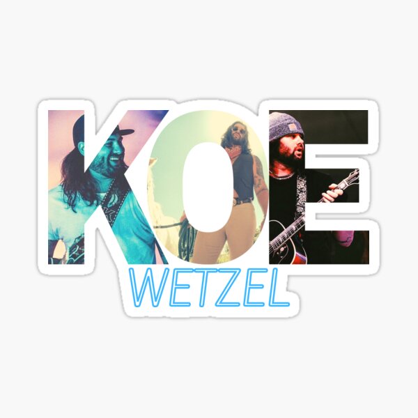 koe wetzel t shirt | sticker Sticker