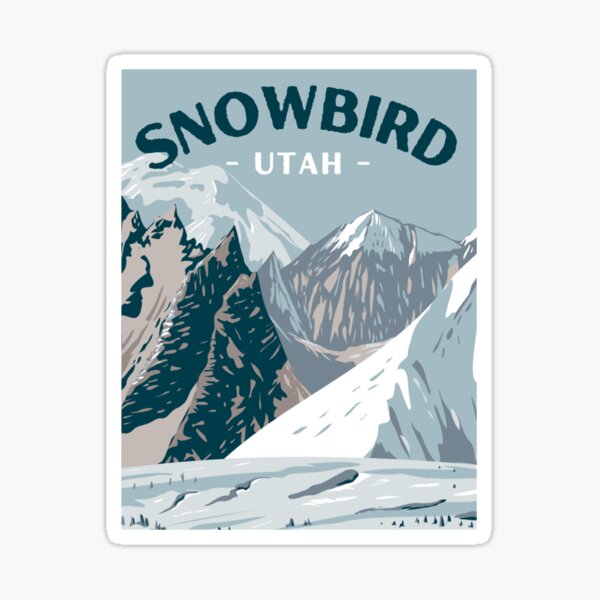 Brighton Sticker Decal Mountain Ski Utah Snow Bird Alta Solitude Park City PO 