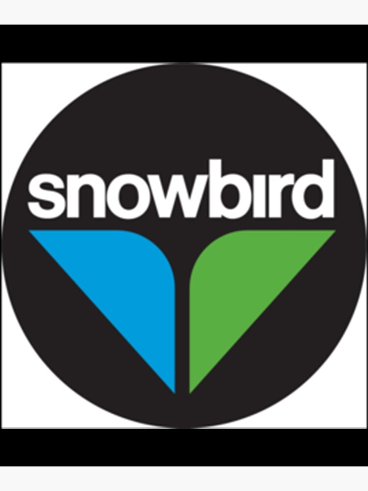 Snowbird Ski Resort Logo Poster For Sale By Bucketshop Redbubble