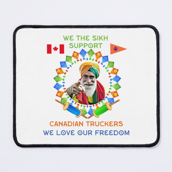 Item preview, Sikhs support Canadian truckers designed and sold by ArtCollectables.