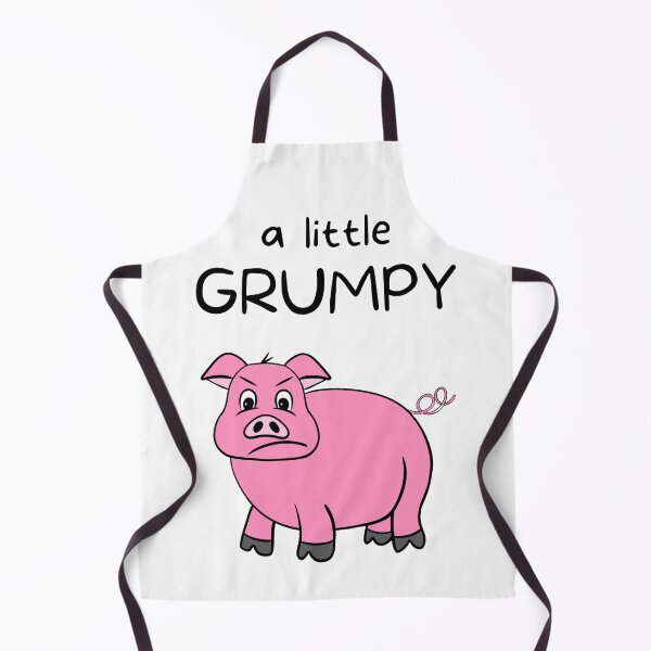 Item preview, A little Grumpy Pig Cartoon Drawing designed and sold by SparkyMae.