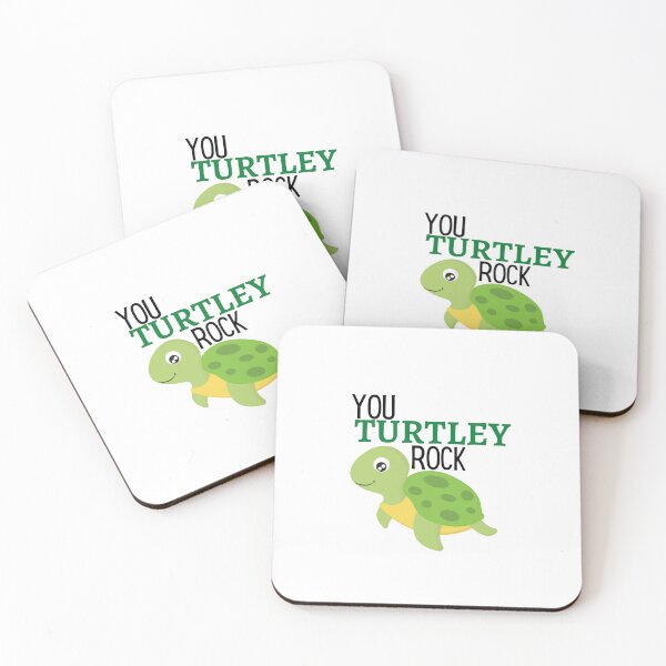 Item preview, YOU TURTLEY ROCK - FUNNY ANIMAL PUNS designed and sold by sorryimbusy.
