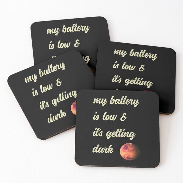 Item preview, my battery is low and it's getting dark designed and sold by sandpiperstudio.