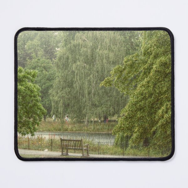 Item preview, Empty Bench in the Rain designed and sold by SarahEL17.
