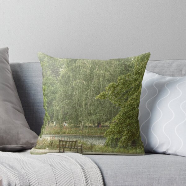 Item preview, Empty Bench in the Rain designed and sold by SarahEL17.