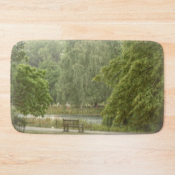 Item preview, Empty Bench in the Rain designed and sold by SarahEL17.