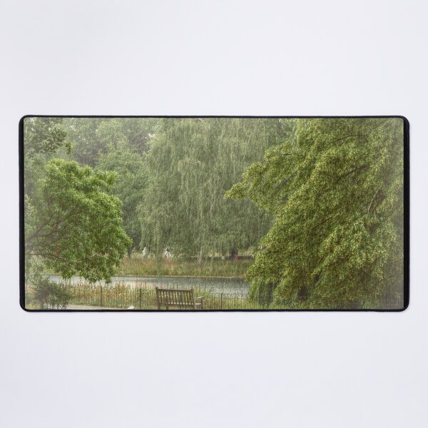 Item preview, Empty Bench in the Rain designed and sold by SarahEL17.