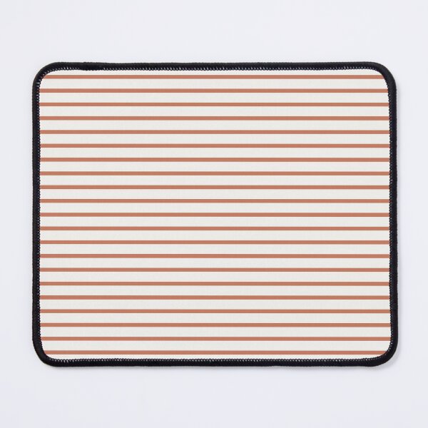 Thin stripes - terracotta Mouse Pad