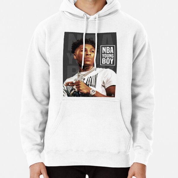 Nba youngboy outlet white hoodie