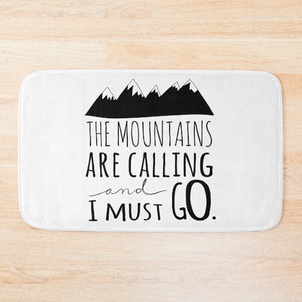 Item preview, The Mountains Are Calling And I Must Go, Happiness Is A Day Spent Hiking designed and sold by Ildar012.