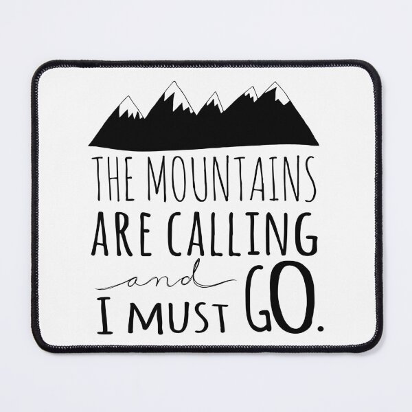 Item preview, The Mountains Are Calling And I Must Go, Happiness Is A Day Spent Hiking designed and sold by Ildar012.