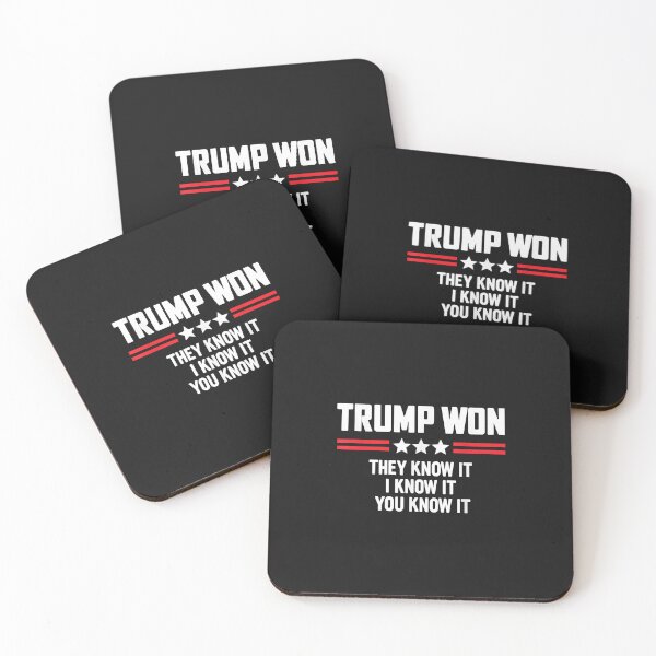 Item preview, Funny-Trump-Won-They-Know-It-I-Know-It-You-Know-It designed and sold by SeppeGoffin.