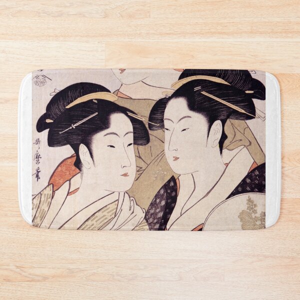 Item preview, Kitagawa Utamaro Toji san bijin Three Beauties of the Present Day designed and sold by Barrart Studio.