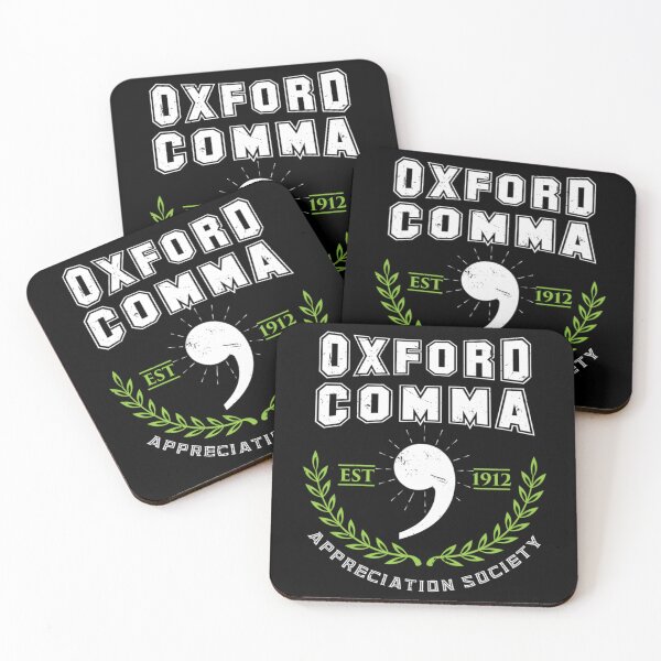 Item preview, Oxford Comma Appreciation Society Grammar Police Team V-Neck T-Shirt designed and sold by madeleinem48.