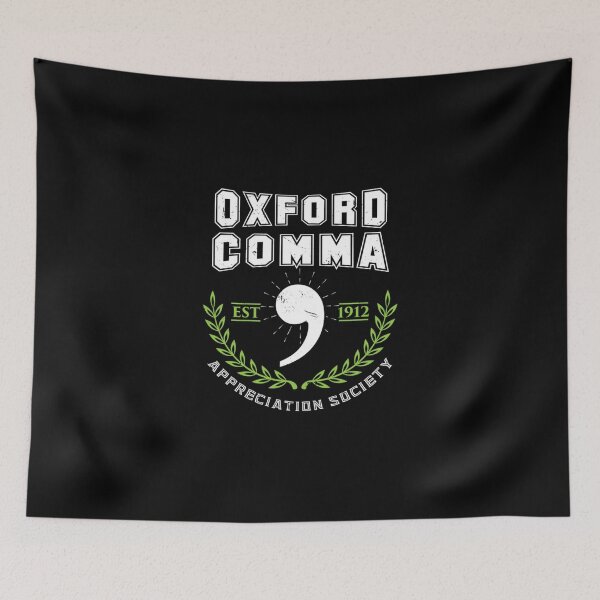 Item preview, Oxford Comma Appreciation Society Grammar Police Team V-Neck T-Shirt designed and sold by madeleinem48.