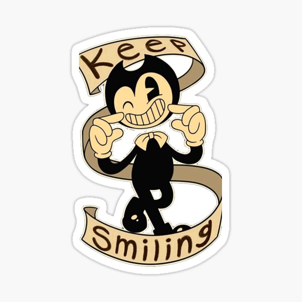 Cute Tiny TOON BENDY [Bendy and the dark revival] | Sticker