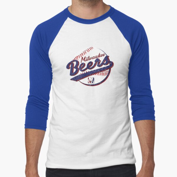 Milwaukee Beers Baseball ¾ Sleeve T-Shirt