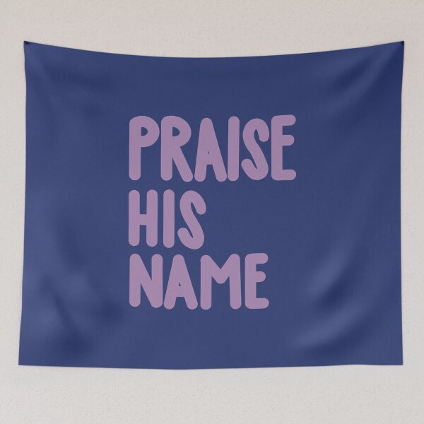 Item preview, Praise His Name Purple designed and sold by Eunyoung Design-Inkouragements.